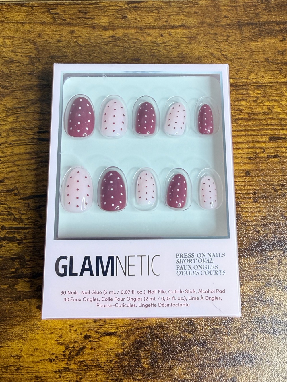 Glamnetic Press-On Nails in Cute As Cherry Pie